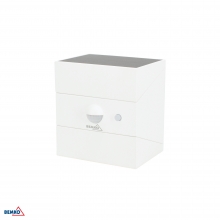 SOLAR-LED-FLUTER RUBIC 2,5W 300LM 3000/4000/6000K IP65 WEISS PIR-SENSOR