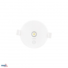 EMERGENCY LUMINAIRE TOLER 2 ROUND 1W OPEN SPACE OPTIC IP54 AUTOTEST 3H