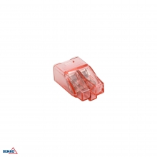 PUSH-IN WIRE CONNECTOR 0,5-2,5mm2 x 2 -100 PCS.
