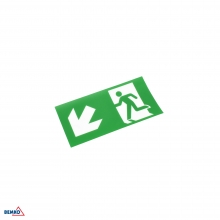 PIKTOGRAM DO OPRAWY MALER 2 UKOŚNY STRZAŁKA W DÓŁ PO LEWEJ STRONIE