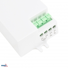 PRÄSENZMELDER MIKROWELLE 360° IP20 RECHTECKIG WEISS