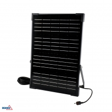 SOLAR-LED-FLUTER SOLPAR 30W 4800LM 3000/4000K IP65 SCHWARZ PIR-SENSOR