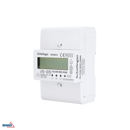 LICZNIK ENERGII 3 FAZOWY MID MODBUS SCHELINGER 100A