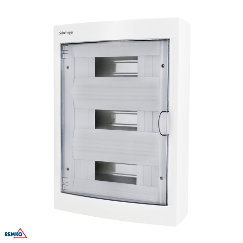 ROZDZIELNICA NATYNKOWA IP40 ZACISKI 36N+36PE 3x12P POJ. DRZWI (A80-RDN-IP40-NPD-36P)