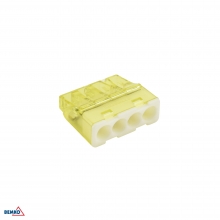 PUSH-IN WIRE CONNECTOR 0,5-2,5mm2 x 4 -100 PCS.