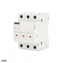 PODSTAWA BEZPIECZNIKOWA 3-POLOWA DO WKŁADEK 10x38 500V AC MAX. 32A Z KONTROLKĄ SCHELINGER