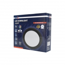LED DOWNLIGHT CALED 15W-21W 3000K/4000K/5000K 1600LM-2320LM CRI90 IP44 BLACK
