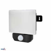 LED FLOODLIGHT LFX 20W 4000K 1800LM IP65 BLACK PIR SENSOR