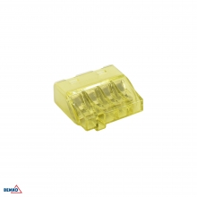 PUSH-IN WIRE CONNECTOR 0,5-2,5mm2 x 4 -100 PCS.