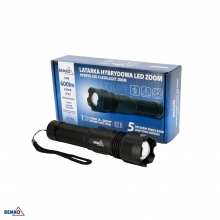 LATARKA HYBRYDOWA LED ZOOM 1200mAh IP42