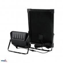 SOLAR-LED-FLUTER SOLPAR 30W 4800LM 3000/4000K IP65 SCHWARZ PIR-SENSOR