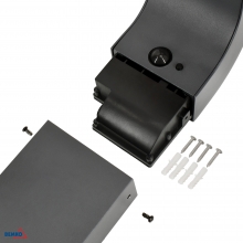 HYBRYDOWY SŁUPEK OGRODOWY LED SOLVEO 7W 600LM 3000K/4000K/6500K 80CM IP65 DARK GREY CZ.PIR