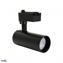 SPOT LED VERKO CZARNY 1-FAZOWY 2-ŻYŁOWY 20W 4000K 1500LM 24°