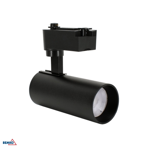 SPOT LED VERKO CZARNY 1-FAZOWY 2-ŻYŁOWY 20W 4000K 1500LM 24°