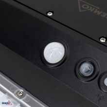 SOLARNA OPRAWA ULICZNA LED SOLGER 40W 6000LM 3000/4000/6000K IP65 CZARNA CZ. PIR