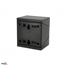 NAŚWIETLACZ SOLARNY LED RUBIC 2,5W 300LM 3000/4000/6000K IP65 CZARNA CZ. PIR