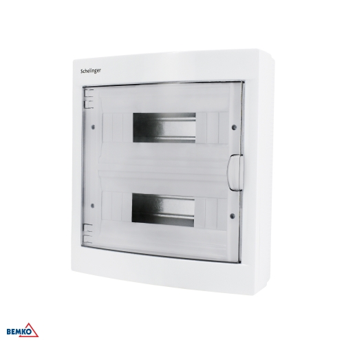 ROZDZIELNICA NATYNKOWA IP40 ZACISKI 24N+24PE 2x12P POJ. DRZWI (A80-RDN-IP40-NPD-24P)