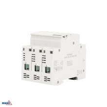 PODSTAWA BEZPIECZNIKOWA 3-POLOWA DO WKŁADEK 10x38 500V AC MAX. 32A Z KONTROLKĄ SCHELINGER