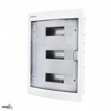 ROZDZIELNICA PODTYNKOWA IP40 ZACISKI 36N+36PE 3x12P POJ. DRZWI
