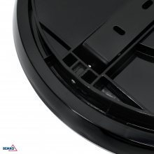 PLAFONIERA LED KATIA 16W 4000K 1600LM IP66 CZARNA CZ. MIKR. Z FUNKCJĄ PÓŁCIENIA