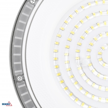 HIGHBAY LED GAMPER 100W 4000K 10000LM CRI80 IP65 90° SZARY
