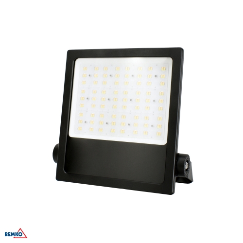 NAŚWIETLACZ LED TESSA 150W 3000/4000/5000K 22500LM IP66 90X90 RAL9017 (C66-LFT-150BL-CCT-9090)