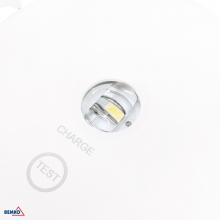 EMERGENCY LUMINAIRE TOLER 2 ROUND 1W CORRIDOR LENS IP54 AUTOTEST 3H