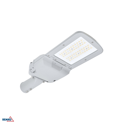 OPRAWA ULICZNA LED AVENUE 60W 2700K 10800LM IP66 JASNOSZARA ZHAGA 10KV II KL. OCHR. OPTYKA T2S