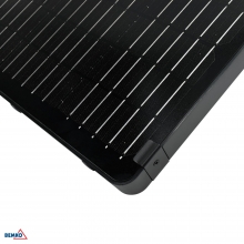 HYBRID LED STREET LUMINAIRE 40W 6600LM IP65 BLACK PIR SENSOR