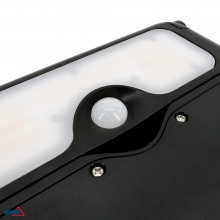 NAŚWIETLACZ SOLARNY LED SOLEN 7W 900LM 3000/4000/6000K IP65 CZARNY CZ. PIR