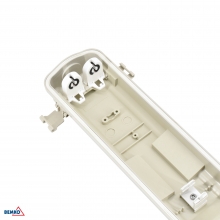 HERMETISCHE LEUCHTE AKWAR 2X18W 4000K 3900LM IP65 KARTON 12 STK.