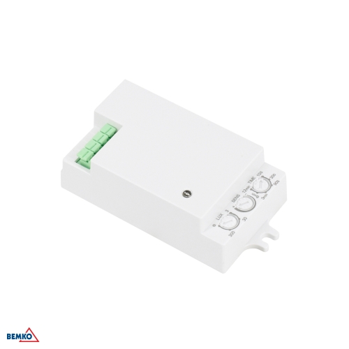 CZUJNIK OBECNOŚCI MIKROFALOWY 360* IP20 PROSTOKĄTNY BIAŁY