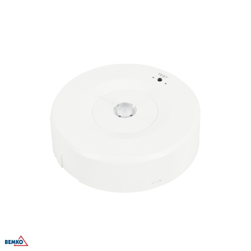 EMERGENCY LUMINAIRE SKALER 2 ROUND 3W LENS SET IP20 AUTOTEST 3H WHITE
