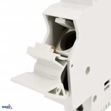 PODSTAWA BEZPIECZNIKOWA 1-POLOWA DO WKŁADEK 10x38 250V AC MAX. 32A Z KONTROLKĄ SCHELINGER