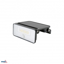 SOLAR-LED-FLUTER SOKER 8W 1000LM 3000K/4000K/6500K IP54 SCHWARZ PIR-SENSOR
