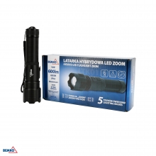LATARKA HYBRYDOWA LED ZOOM 1200mAh IP42