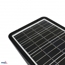 SOLARE LED-STRASSENLEUCHTE SOLGER 20W 3000LM 3000/4000/6000K IP65 SCHWARZ PIR-SENSOR