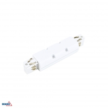 AS4 TRACKLIGHT LINE SUPPLY CONNECTOR 3-PHASE 4-WIRES WHITE