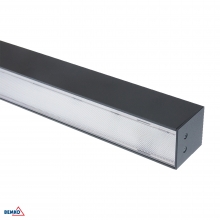 LINEAR LUMINAIRE QUALIS 112CM 30W 4K GRAPHITE DIFFUSER PC MICRO