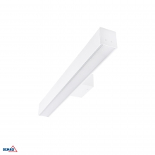 QUALIS WALL LUMINAIRE 56CM 15W 4K WHITE PC MICRO DIFFUSER