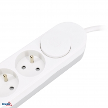 PRZEDŁUŻACZ NB 5X 2P+Z+WYŁ. 1.5MM X 2.0M + 2x USB(C+A)