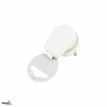 WTYCZKA KĄTOWA Z UZIEMIENIEM UNISCHUKO 16A BIAŁA