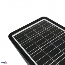 SOLARNA OPRAWA ULICZNA LED SOLGER 20W 3000LM 3000/4000/6000K IP65 CZARNA CZ. PIR