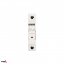 PODSTAWA BEZPIECZNIKOWA 1-POLOWA DO WKŁADEK 10x38 250V AC MAX. 32A Z KONTROLKĄ SCHELINGER
