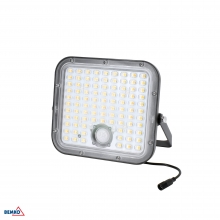 SOLAR-LED-FLUTER SOLPAR 30W 4800LM 3000/4000K IP65 SCHWARZ PIR-SENSOR