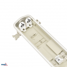 HERMETISCHE LEUCHTE AKWAR 2X18W 4000K 3900LM IP65 KARTON 12 STK.