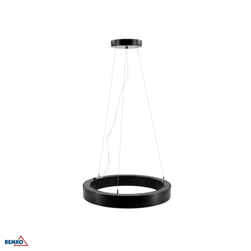 OPRAWA WISZĄCA LED RING 60CM 21W-40W 4000LM 4000K CZARNA