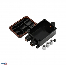 WATERPROOF CONNECTION BOX 170x108x57MM 3-WAY M20 IP68