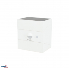 NAŚWIETLACZ SOLARNY LED RUBIC 2,5W 300LM 3000/4000/6000K IP65 BIAŁA CZ. PIR