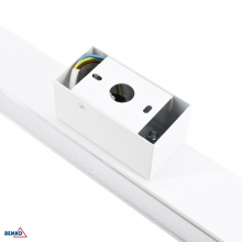 QUALIS WALL LUMINAIRE 56CM 15W 4K WHITE PC MICRO DIFFUSER